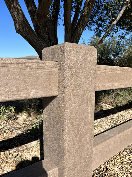Talega Ranch Orange County 8x8 post with 4x6 rails